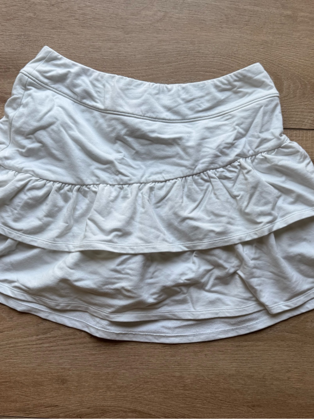 Lilly Pulitzer White Ruffled Mini Skirt